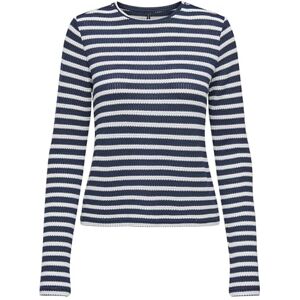 ONLY Onlbirgitte L/S O-Neck Top JRS, naval academy, XS ONLY Onlbirgitte L/S O-Neck Top JRS, naval academy, XS