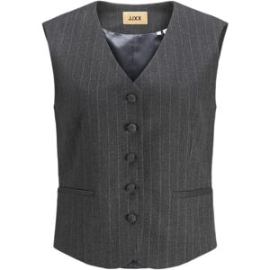 JJXX JACK & JONES Dam Jxmary borstad väst TLR kostymväst, mörkgrå melange/ränder: ljusgrå, S, Mörkgrå melange/ränder: ljusgrå, S JJXX JACK & JONES Dam Jxmary borstad väst TLR kostymväst, mörkgrå melange/ränder: ljusgrå, S, Mörkgrå melange/ränder: ljusgrå, S