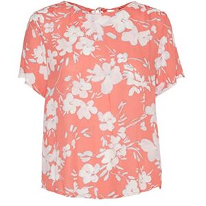 VERO MODA dam Vmmenny Ss WVN Ga Top, Georgia Peach/Aop: mille, S VERO MODA dam Vmmenny Ss WVN Ga Top, Georgia Peach/Aop: mille, S