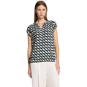 Betty Barclay damblus, Mörkblå/grön, 40 Betty Barclay damblus, Mörkblå/grön, 40