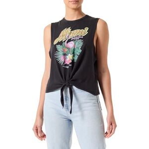 ONLY Onllucy S/L Knot Eagle Top Box JRS T-shirt dam, svart, M ONLY Onllucy S/L Knot Eagle Top Box JRS T-shirt dam, svart, M