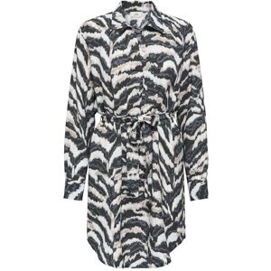 JDY pepper L/S bälte klänning WVN dia, fantom, M JDY pepper L/S bälte klänning WVN dia, fantom, M