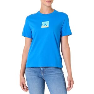 Calvin jeans dam SS klassisk passform t-shirt LV047C864G grafiska t-shirts, blå (koboltblå), M, Blå (koboltblå), M Calvin jeans dam SS klassisk passform t-shirt LV047C864G grafiska t-shirts, blå (koboltblå), M, Blå (koboltblå), M