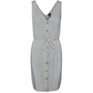 VERO MODA Dam VMBUMPY SL kort klänning WVN NOOS-klänning, snövit/ränder: India Ink, M, Snövit/ränder: indiskt bläck, M VERO MODA Dam VMBUMPY SL kort klänning WVN NOOS-klänning, snövit/ränder: India Ink, M, Snövit/ränder: indiskt bläck, M