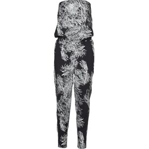 Urban Classics Dam Ladies Viscose Bandeau Jumpsuit Urban Classics Dam Ladies Viscose Bandeau Jumpsuit