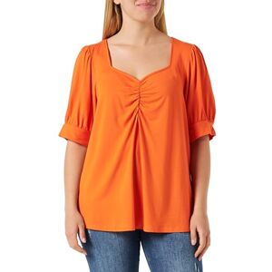 Kaffe Curve Kcsissy blus T-shirt dam, Vermillion orange, L Stor Kaffe Curve Kcsissy blus T-shirt dam, Vermillion orange, L Stor