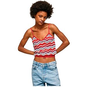 Pepe Jeans Dam Frida TOP tröja, röd studio XL, Studio röd, XL Pepe Jeans Dam Frida TOP tröja, röd studio XL, Studio röd, XL