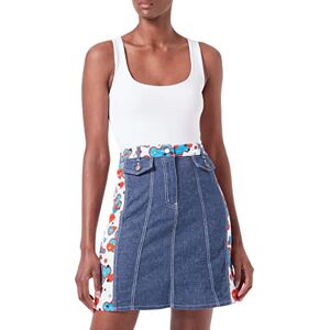 Love Moschino Indigo Linen Blend stretch denim shorts dam, Mörkblå denim, 40 Love Moschino Indigo Linen Blend stretch denim shorts dam, Mörkblå denim, 40