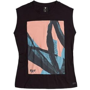 G-STAR RAW AI Print Elastisk midja sl t wmn, Svart (Dk Black D24672-4107-6484), XXS G-STAR RAW AI Print Elastisk midja sl t wmn, Svart (Dk Black D24672-4107-6484), XXS