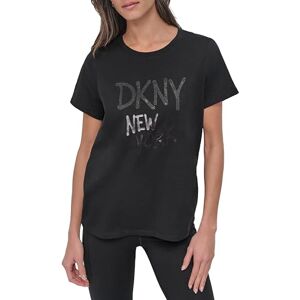 DKNY , damblus, RHSTN GRFTI LG SS TE, BLK/svart, M, svart, M DKNY , damblus, RHSTN GRFTI LG SS TE, BLK/svart, M, svart, M