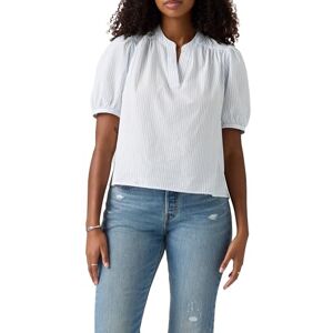 Levi's dam Amelie Blouse blus, Pixie Stripe V2 blå, M Levi's dam Amelie Blouse blus, Pixie Stripe V2 blå, M