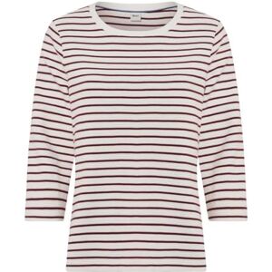 Brax damstil. Bonnie bomull struktur rib randig sweatshirt, 40 mullbär, 34 Brax damstil. Bonnie bomull struktur rib randig sweatshirt, 40 mullbär, 34