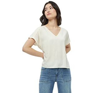 DESIRES dam Kortärmad V-ringad blus Syntet, Vit pion, XXL DESIRES dam Kortärmad V-ringad blus Syntet, Vit pion, XXL