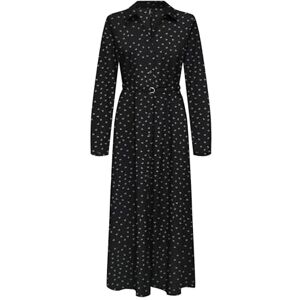ONLY Onlnova Life Elite L/S Renna Long Dress, svart, S ONLY Onlnova Life Elite L/S Renna Long Dress, svart, S