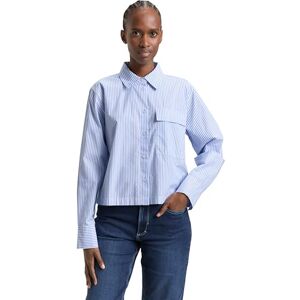 TOM TAILOR Denim damblus, 34878 – Blå vit rem, S TOM TAILOR Denim damblus, 34878 – Blå vit rem, S