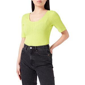 TOM TAILOR Denim Damer T-shirt 1035388, 24702 Neon Lime, M TOM TAILOR Denim Damer T-shirt 1035388, 24702 Neon Lime, M