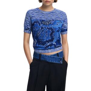 Desigual TS_Danae blus, blå, medium dam, Färg: blå, M Desigual TS_Danae blus, blå, medium dam, Färg: blå, M