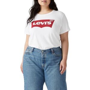 Levi's dam T-Shirt Plus Size Perfect Tee, White, 3XL Levi's dam T-Shirt Plus Size Perfect Tee, White, 3XL