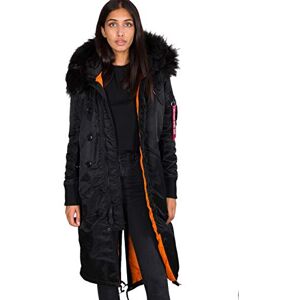 Alpha Industries Long Fishtail Wmn Vinterjacka för damer Black Alpha Industries Long Fishtail Wmn Vinterjacka för damer Black