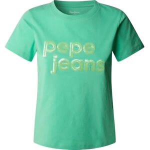 Pepe Jeans Aria T-tröja, grön (färsk grön), S dam, Grön (färsk grön), S Pepe Jeans Aria T-tröja, grön (färsk grön), S dam, Grön (färsk grön), S