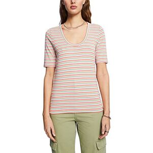 ESPRIT T-shirt för kvinnor, 871/korall orange 2, XXS ESPRIT T-shirt för kvinnor, 871/korall orange 2, XXS