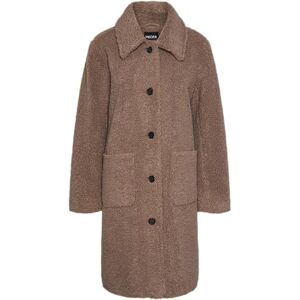 PIECES Pcnaddy teddy jacka, taupe grå, M PIECES Pcnaddy teddy jacka, taupe grå, M