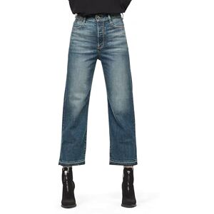G-STAR RAW Dam Tedie Ultra High Straight Ribbade kanter Ankle C Jeans, Blå (Faded Atlas D16797-b767-b137), 31W x 34L G-STAR RAW Dam Tedie Ultra High Straight Ribbade kanter Ankle C Jeans, Blå (Faded Atlas D16797-b767-b137), 31W x 34L