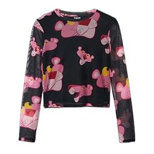 Desigual Kortärmad T-shirt för kvinnor, svart, S Desigual Kortärmad T-shirt för kvinnor, svart, S