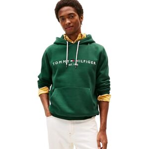 Tommy Hilfiger TOMMY LOGO HOODY MW0MW11599, pullover huvtröja, grön, XS, Grön (dekorativ grön), XS Tommy Hilfiger TOMMY LOGO HOODY MW0MW11599, pullover huvtröja, grön, XS, Grön (dekorativ grön), XS