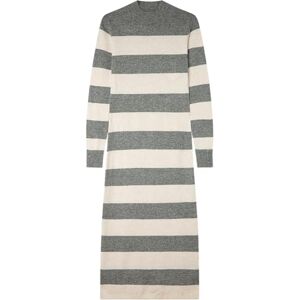 Springfield Kodak Stripe Midi Dress, grå, S för kvinnor Springfield Kodak Stripe Midi Dress, grå, S för kvinnor