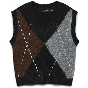 VERO MODA Handstitch Vest Vmbliss SL V-Neck-Handledsväst, Svart, L Dam, Svart, L VERO MODA Handstitch Vest Vmbliss SL V-Neck-Handledsväst, Svart, L Dam, Svart, L