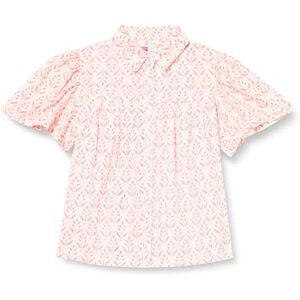 MIMO Flicka kortärmad blus blus, Neonrosa, 134 MIMO Flicka kortärmad blus blus, Neonrosa, 134