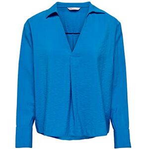 ONLY Dam ONLKATE L/S V-hals WVN topp, briljant blå, XS, Strålande blå, XS ONLY Dam ONLKATE L/S V-hals WVN topp, briljant blå, XS, Strålande blå, XS