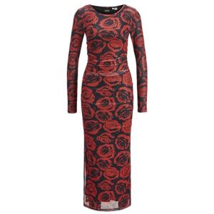 JJXX JACK & JONES Dam Jxrosa Mesh Ls Maxi Klänning WVN, Eldig Röd/AOP: Rose, XS, Eldig Röd/Aop: Ros, XS JJXX JACK & JONES Dam Jxrosa Mesh Ls Maxi Klänning WVN, Eldig Röd/AOP: Rose, XS, Eldig Röd/Aop: Ros, XS