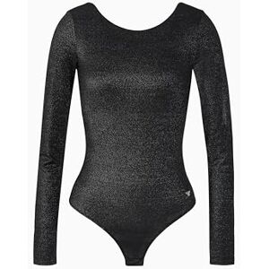 Giorgio Armani Dam Lurex lång sleev kropp svart L, Svart, L Giorgio Armani Dam Lurex lång sleev kropp svart L, Svart, L