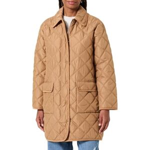 GANT QUILTED COAT WITH CORD TRIM, Varm kaki, XXL GANT QUILTED COAT WITH CORD TRIM, Varm kaki, XXL