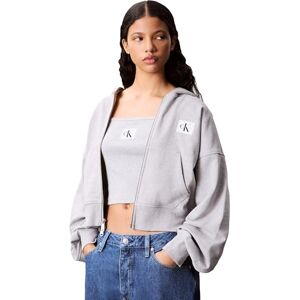 Calvin jeans dam A- FRNCH TRRY BDG LG LV047C216G tröjor, grå (BC06 grå ljung), XL, Grå (Bc06 Grå Heather), XL Calvin jeans dam A- FRNCH TRRY BDG LG LV047C216G tröjor, grå (BC06 grå ljung), XL, Grå (Bc06 Grå Heather), XL