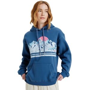 Roxy Surf Stoked Hoodie Brushed VT Blå XS Roxy Surf Stoked Hoodie Brushed VT Blå XS