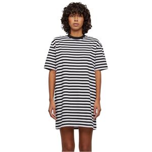 Urban Classics Ladies Oversized randig teklänning kvinnor kort klänning svart/vita basics, vit/svart, L Urban Classics Ladies Oversized randig teklänning kvinnor kort klänning svart/vita basics, vit/svart, L