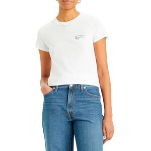 Levi's The Perfect Tee T-shirt för kvinnor, wave ashore bw fill, XXS Levi's The Perfect Tee T-shirt för kvinnor, wave ashore bw fill, XXS