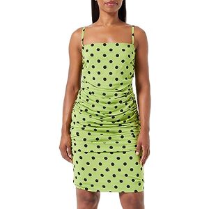 Pinko Channel Georgette Stretch Cocktailklänning för kvinnor, Sd1_grön/Svart, 40 Pinko Channel Georgette Stretch Cocktailklänning för kvinnor, Sd1_grön/Svart, 40