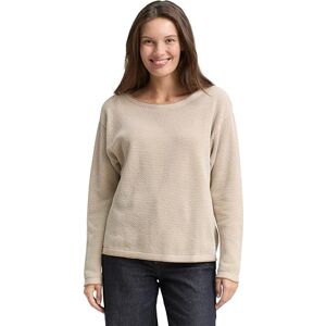 TOM TAILOR Damer Stickad tröja med struktur 1033125, 30438 Beige Bubble Structure, S TOM TAILOR Damer Stickad tröja med struktur 1033125, 30438 Beige Bubble Structure, S