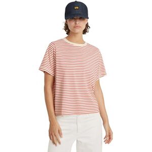 G-STAR RAW Stripe Boxy r t wmn, Flerfärgad (antik vit/finch stripe D24870-c339-g640), L G-STAR RAW Stripe Boxy r t wmn, Flerfärgad (antik vit/finch stripe D24870-c339-g640), L