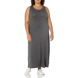 Amazon Essentials Dam Tank Maxi Klänning, Charcoal Heather, Medium Amazon Essentials Dam Tank Maxi Klänning, Charcoal Heather, Medium