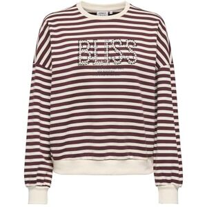 ONLY Endast Onlliza L/S Pearl Print Box SWT, dekadent choklad, XS ONLY Endast Onlliza L/S Pearl Print Box SWT, dekadent choklad, XS