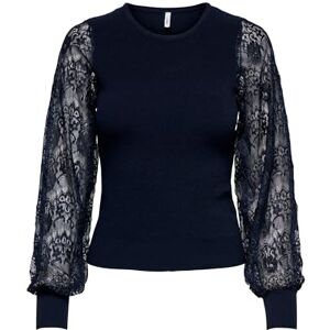ONLY Onlperry Life Ls Mix O-Neck KNT, natthimmel, M ONLY Onlperry Life Ls Mix O-Neck KNT, natthimmel, M