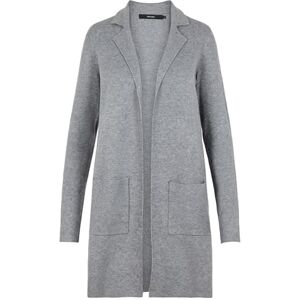 VERO MODA kvinnlig kofta VMTASTY kofta, Grå (medium grå melange), M VERO MODA kvinnlig kofta VMTASTY kofta, Grå (medium grå melange), M