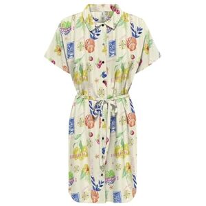 ONLY Onlnova Life Elite Ayla Shirt Dress AOP, Molndansare, M ONLY Onlnova Life Elite Ayla Shirt Dress AOP, Molndansare, M