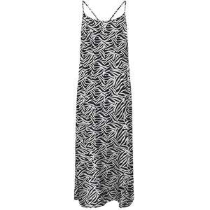 ONLY Onlnova Life Vis Avery Long Dress AOP, svart, M ONLY Onlnova Life Vis Avery Long Dress AOP, svart, M