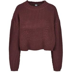 Urban Classics Damsweatshirt, dam, bred, oversize tröja, tröja för kvinnor, finns i över 10 färger, storlekar XS – 5XL, Körsbär, 4XL Urban Classics Damsweatshirt, dam, bred, oversize tröja, tröja för kvinnor, finns i över 10 färger, storlekar XS – 5XL, Körsbär, 4XL